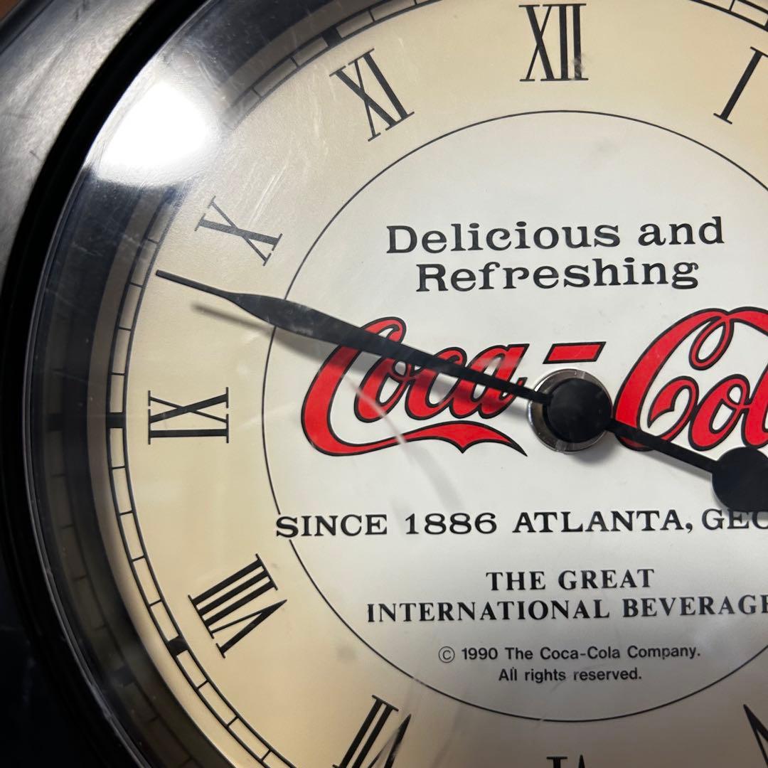 アンティーク 90s Coca-Cola コカコーラ 八角形掛時計 振り子時計