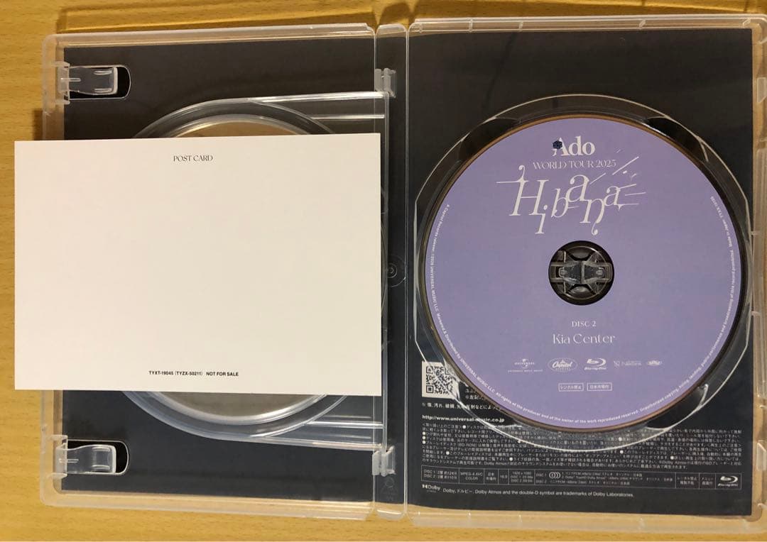Ado Hibana 初回限定盤 Blu-ray シリアルあり