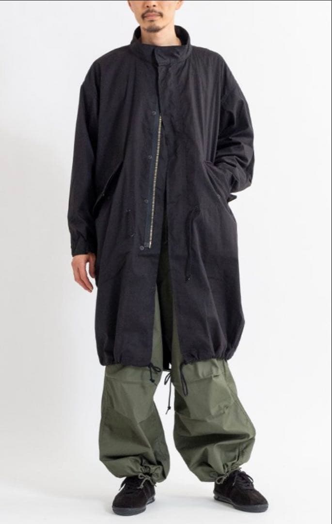 HYKE N/C TYPE M-65 FIELD COAT ブラック