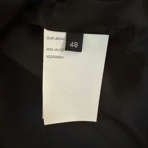 【正規品】OUR LEGAC MINI JACKET (ミニジャケット)48