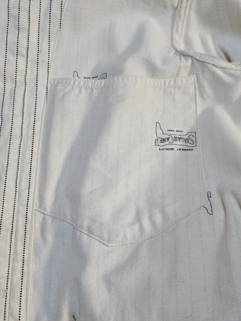 sugar cane ストライプカバーオール (size ３８)M