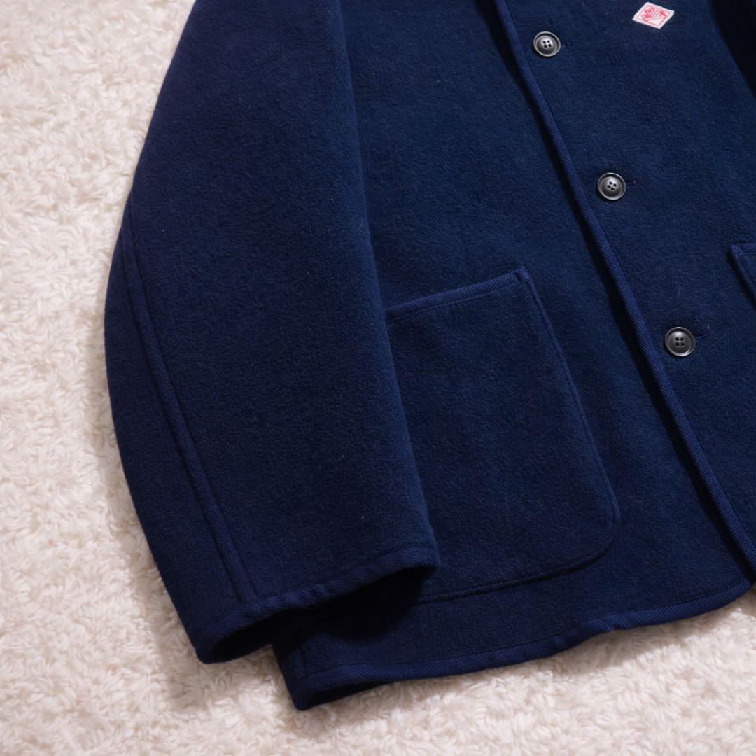 美品✨DANTON ウールライトパイル カバーオールジャケット ネイビー 44