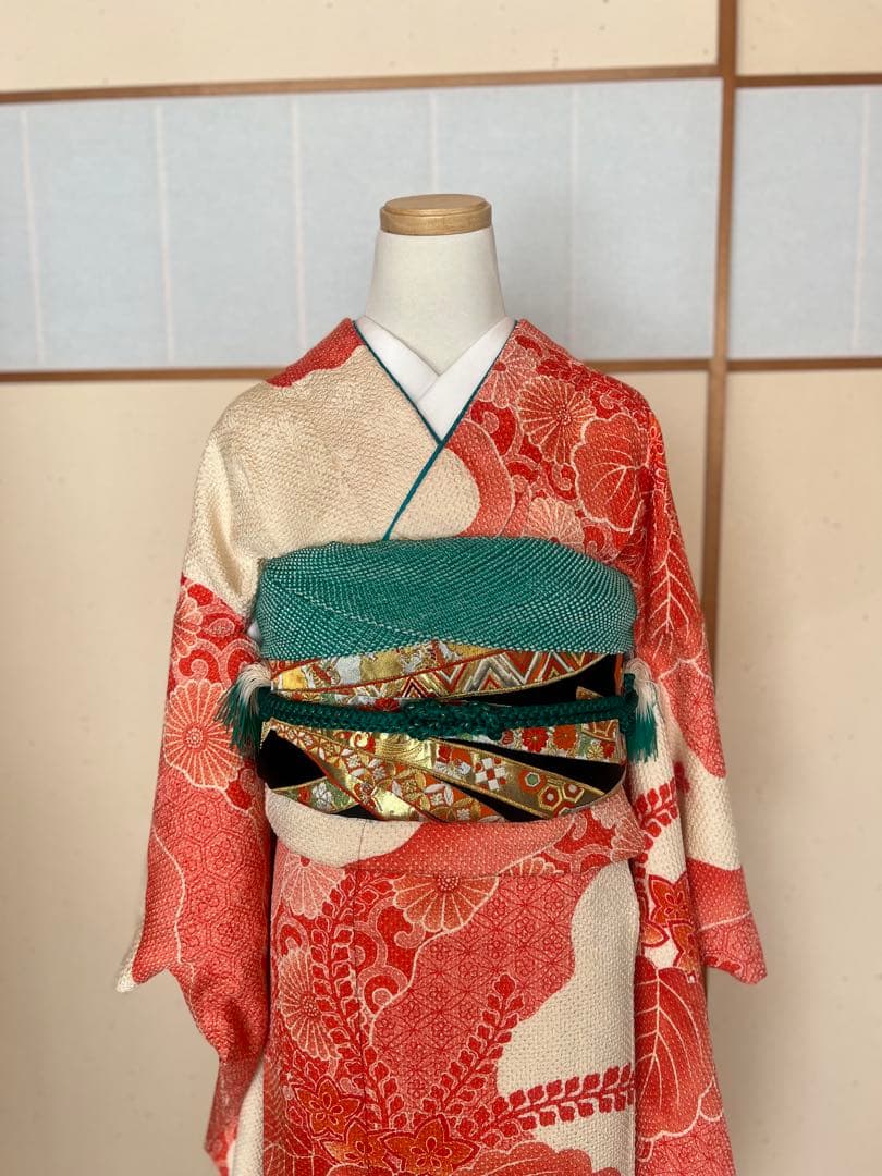 藤娘 きぬたや 総絞り 大振袖 正絹