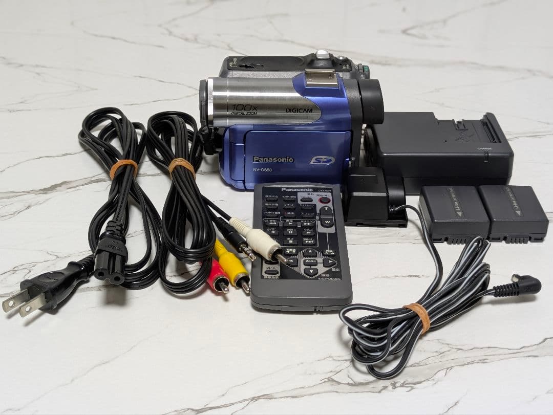 【再生機】Panasonic　NV-GS50　MiniDV対応　セット