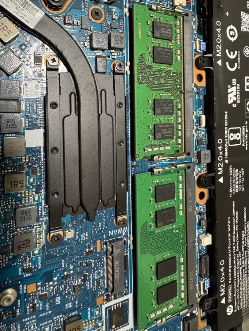 N1 SKhynix 8GB２枚　16GB PC4 3200 BIOSチェック✅