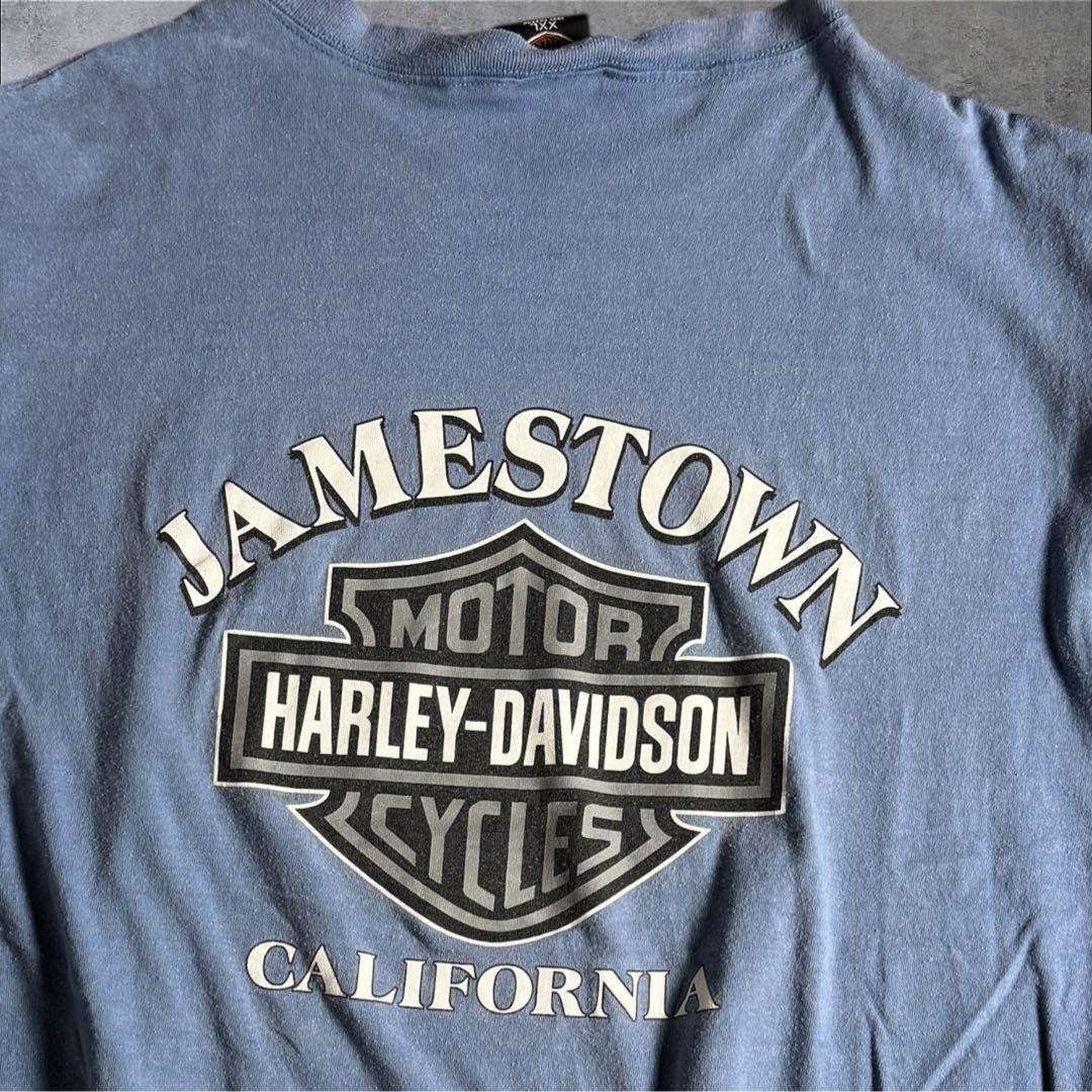Harley-Davidson 両面プリントノースリーブTシャツ USA製