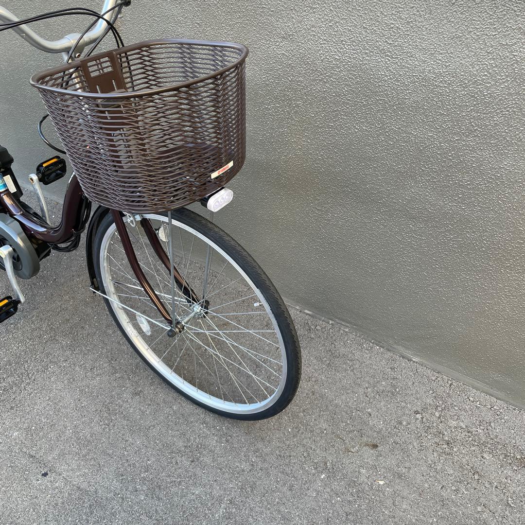 充電器なしヤマハ電動アシスト自転車26インチブラウン