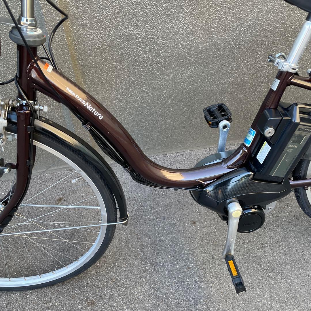 充電器なしヤマハ電動アシスト自転車26インチブラウン