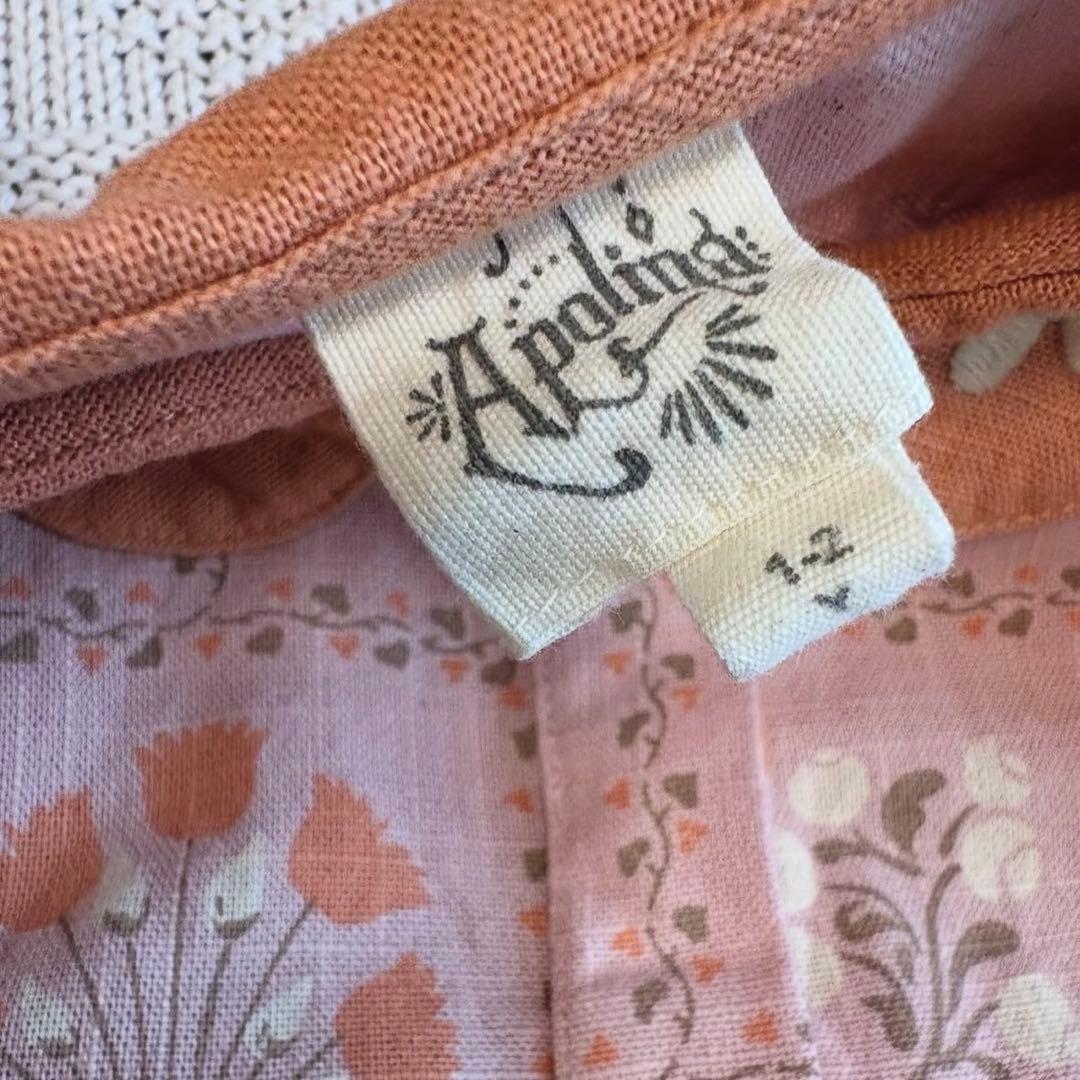 Apolina kids Mara Shirtdress 1-2y ワンピース