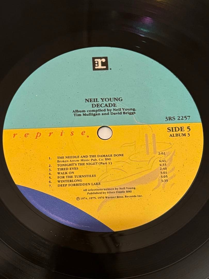 【シュリンク付】レコードLP/Neil Young / DECADE