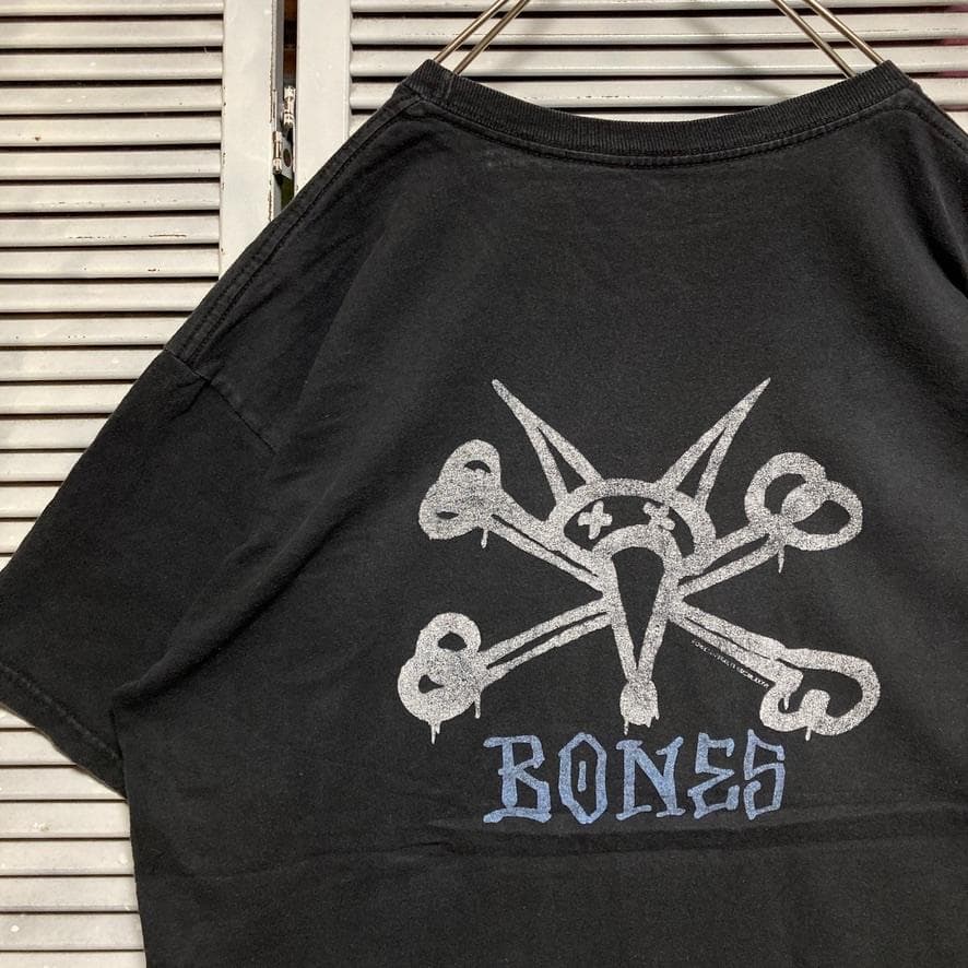 BONR オールドスケート Tシャツ 古着 黒 パウエルペラルタ ボーンズ