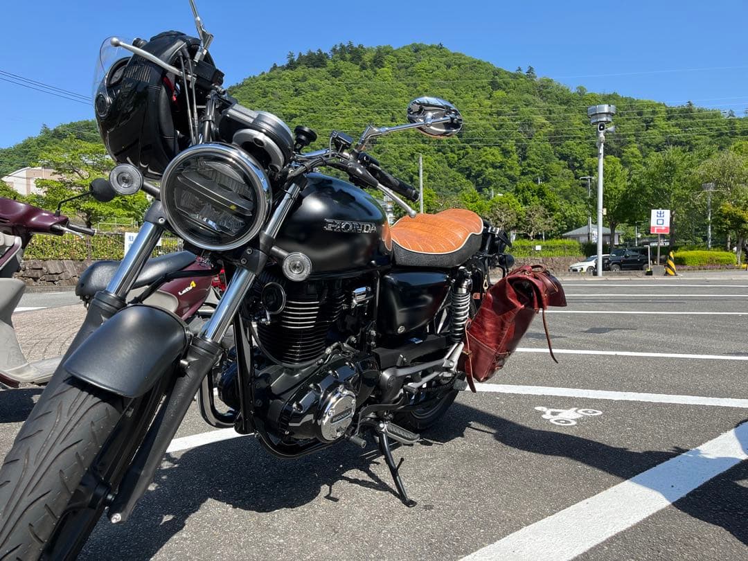 ホンダ GB350 K&Hカスタムシート ブラウン&ダークブラウンタックロール