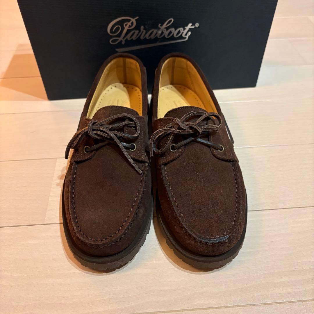 【別注】＜Paraboot＞ MALO/スエード デッキシューズ　サイズ　7.5