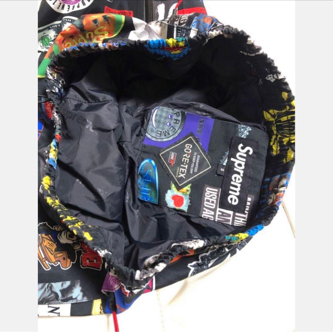 伊*ニ様 supreme ステッカーロゴ　ナイロンジャケット、パンツセット