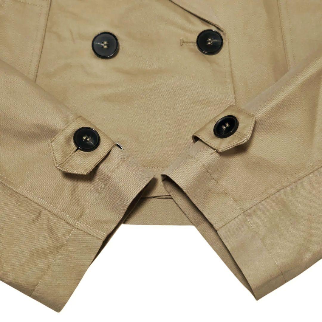 極美品✨大人気✨ZARA ショート丈ダブルブレストジャケット　トレンチコート　M