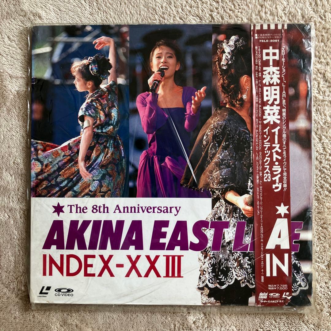 中森明菜　イースト・ライブ　インデックス23
