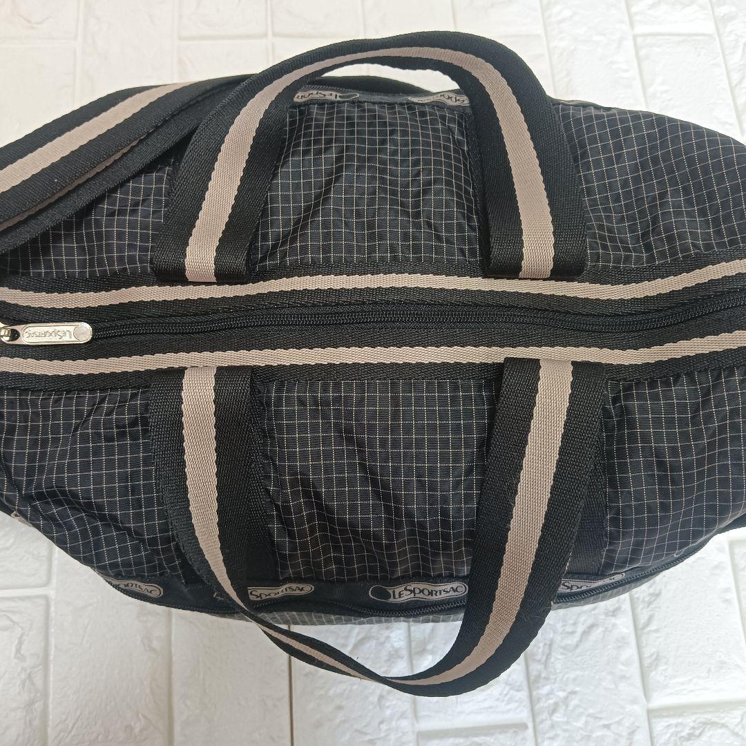 runa様 LeSportsac 希少品 ボストンバッグ 黒 ポーチ付 2way