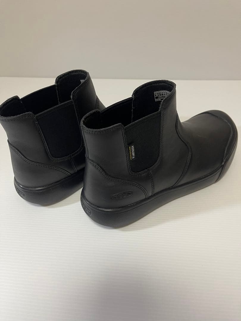KEEN ブラック サイドゴアブーツ エレナチェルシーsize23