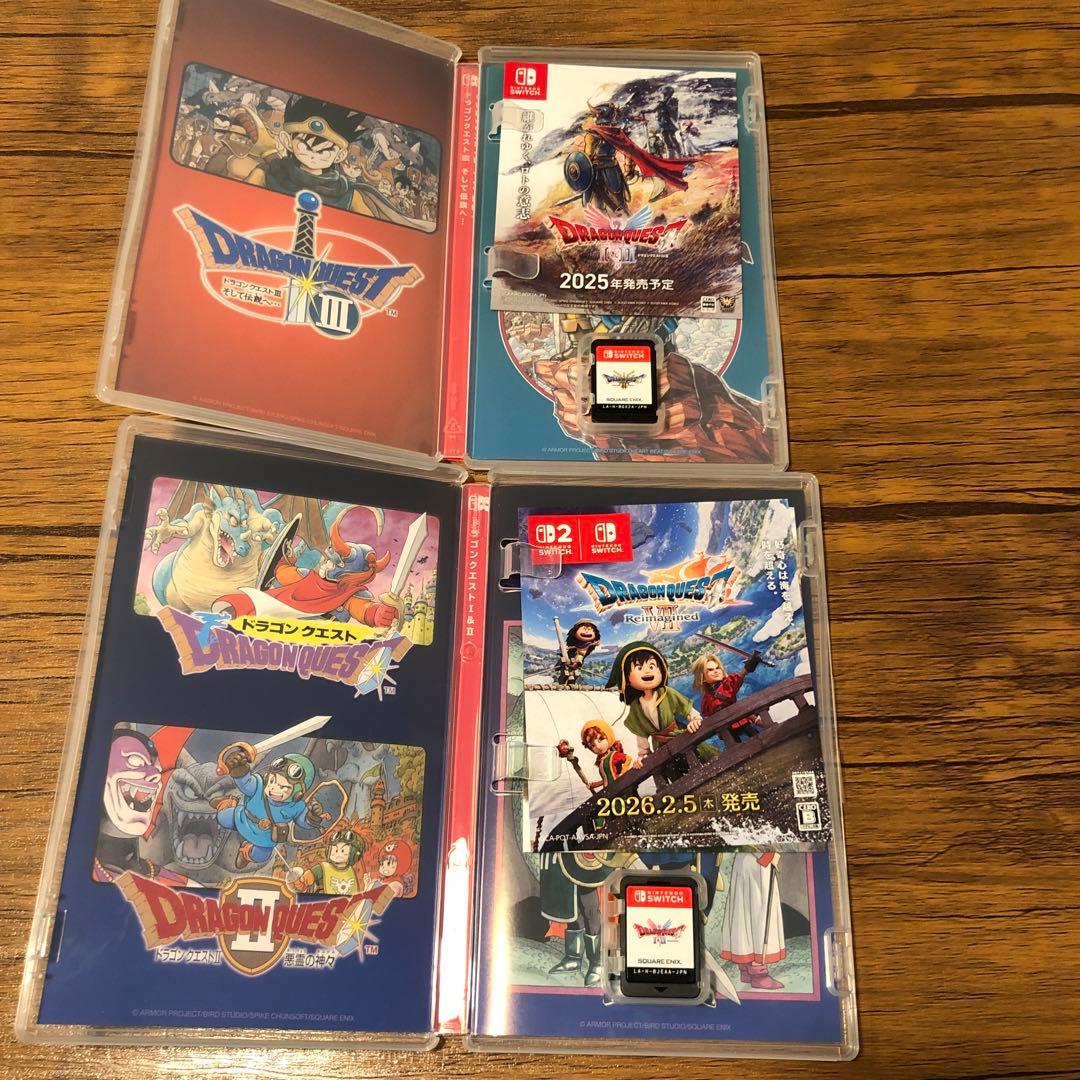 Switch ドラゴンクエスト1&2、3セット➕おまけ