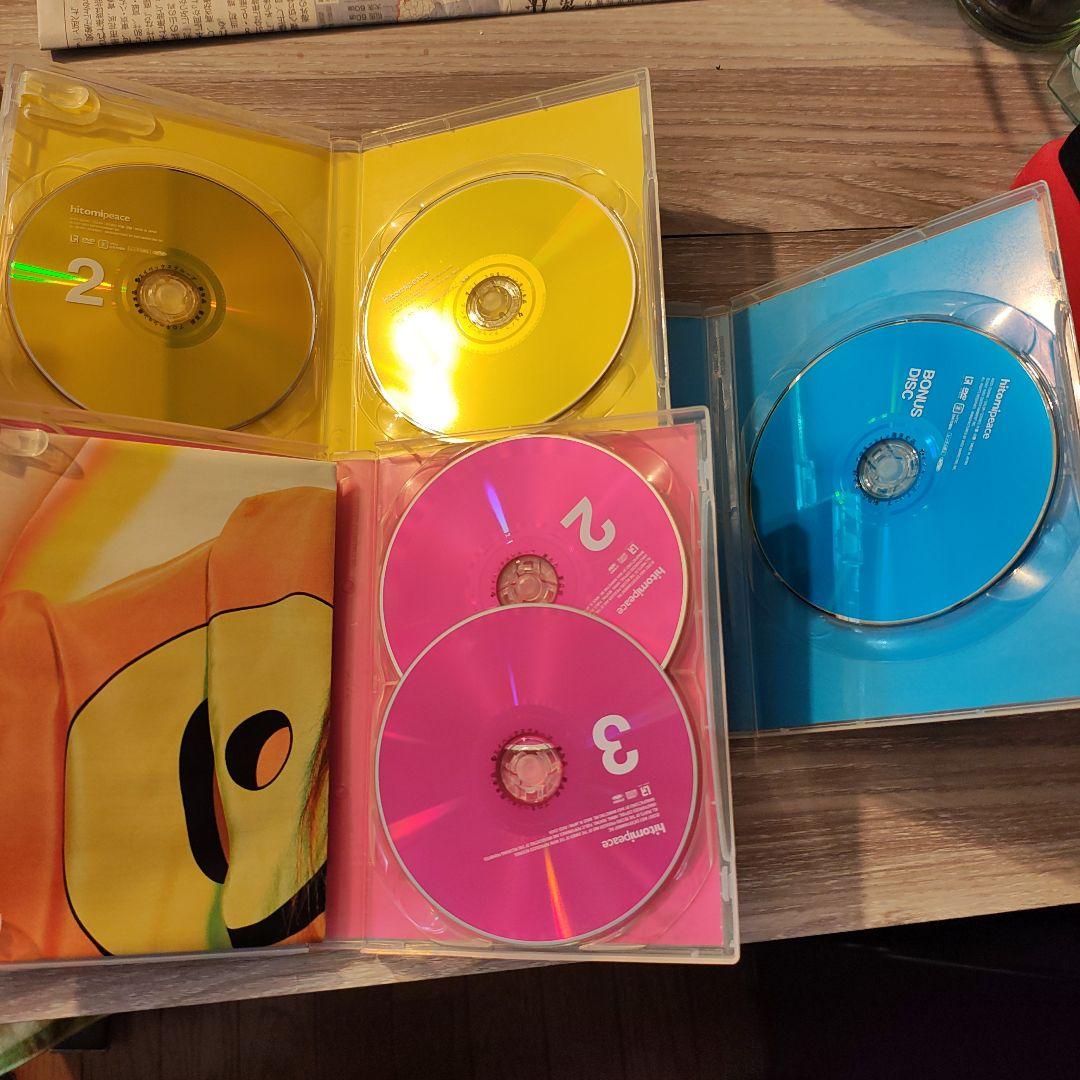 hitomi peace CD3枚　DVD3枚