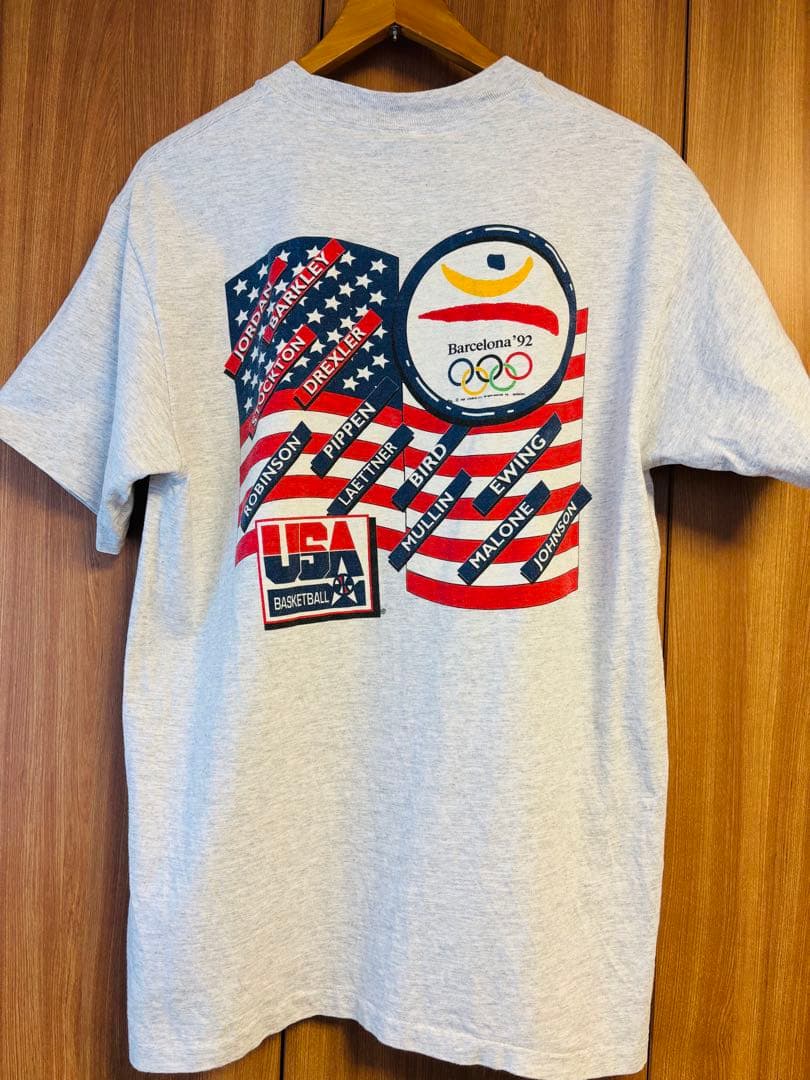 【美品】USA ドリームチーム バスケットボール Tシャツ