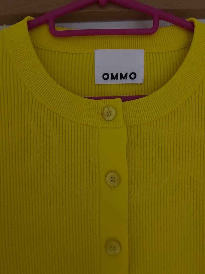 OMMO BLOCKING PEPLUM KT CD 長袖 クロップド丈