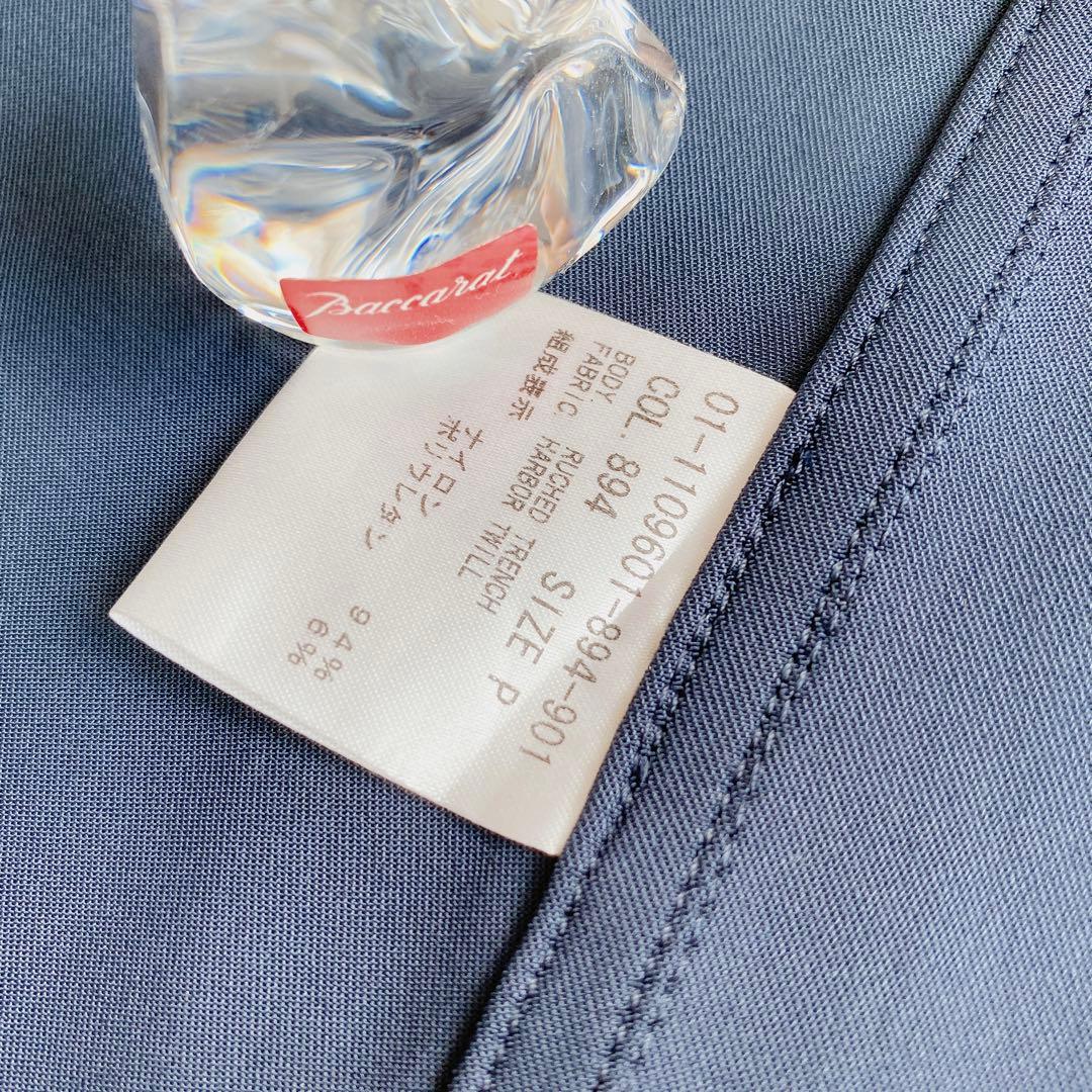 21SS セオリー スタンドカラーコート RUCHED TRENCH
