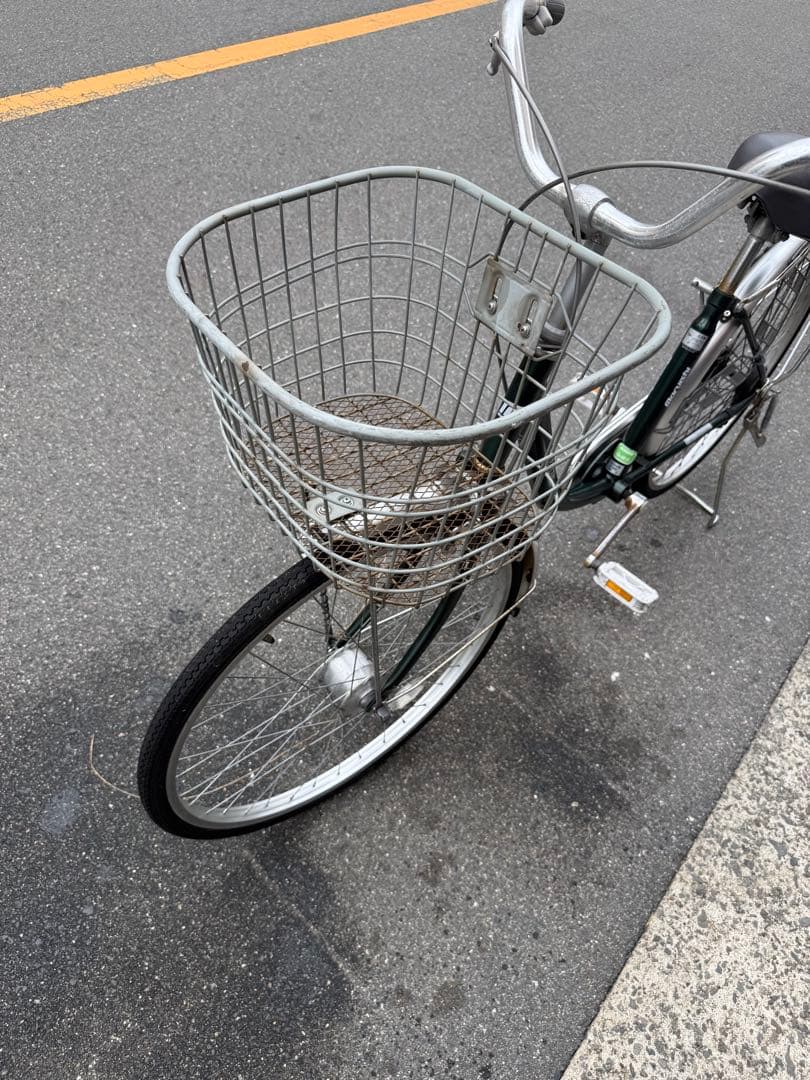 192 自転車 大阪市 【引取り限定】 26インチ 大きいカゴ