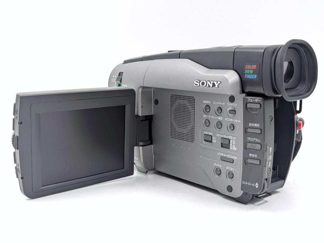 8mmテープのダビングに！SONY ソニービデオカメラ CCD-TRV91 02