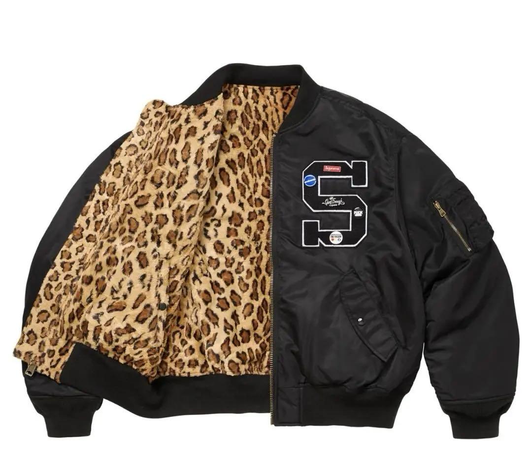 【Supreme x GOODENOUGH】MA-1 ブルゾン Black XL