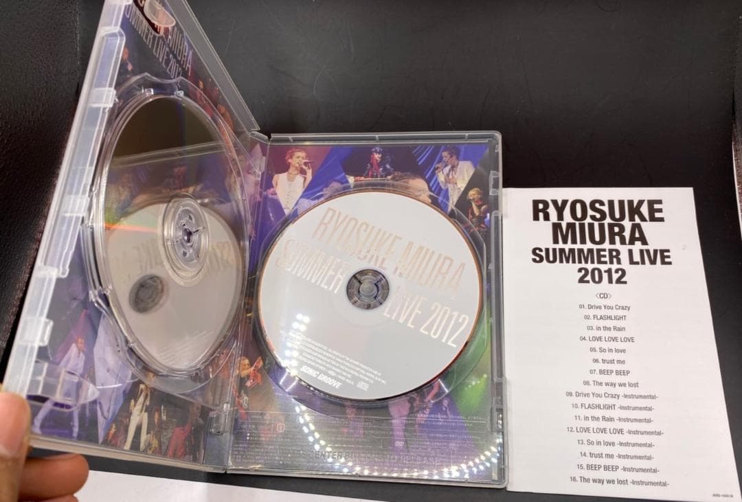 三浦涼介/RYOSUKE MIURA SUMMER LIVE 2012 DVD