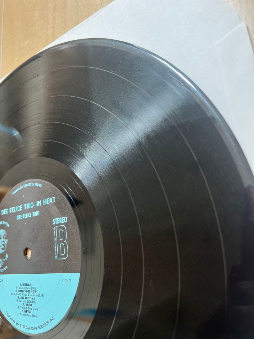 Dee Felice Trio IN HEAT レコード