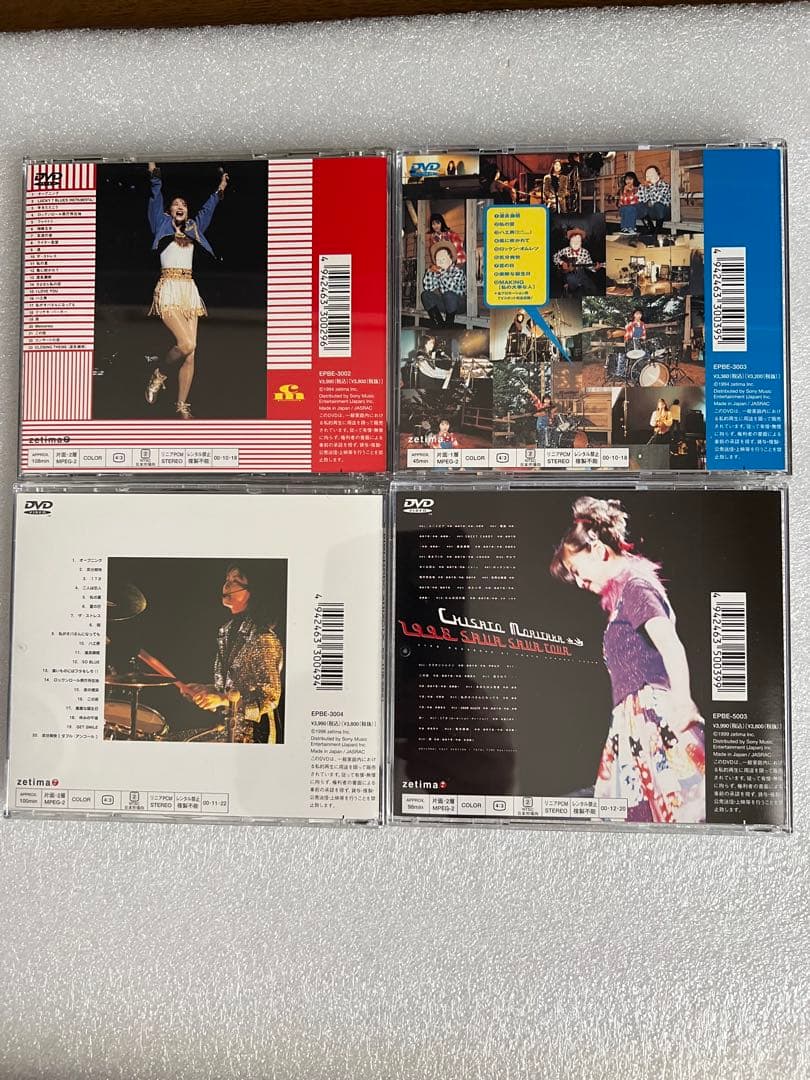 森高千里　DVDコレクション　４枚