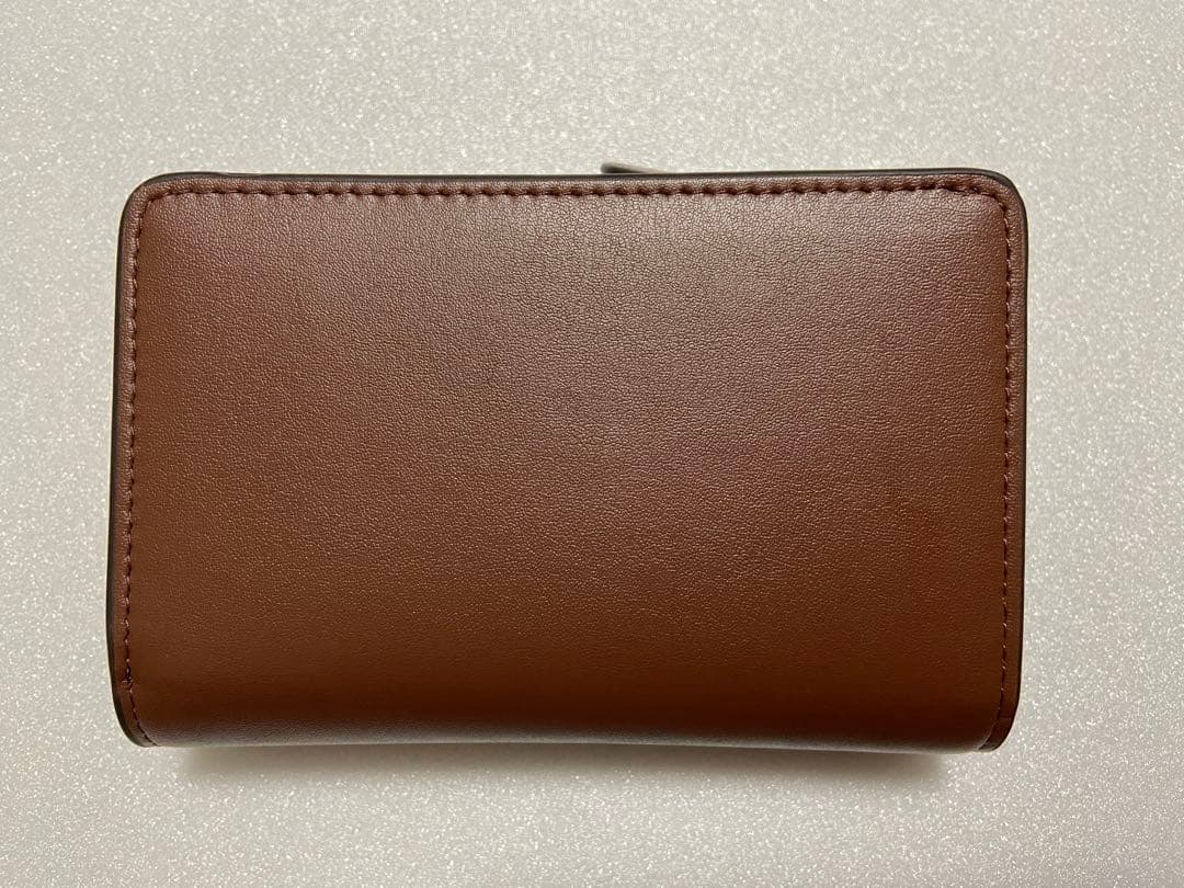 【新品未使用】COACH コーチ 二つ折り財布 ブラウンCR791