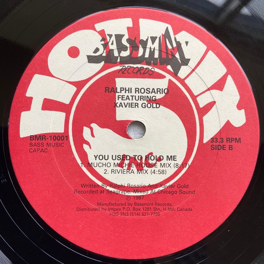 激レア盤☆ハウスクラシック名曲♪レア盤☆レコード　Ralphi Rosario