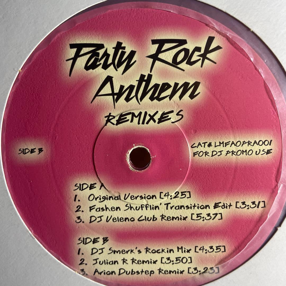 LMFAO Party Rock Anthem Remixes レコード