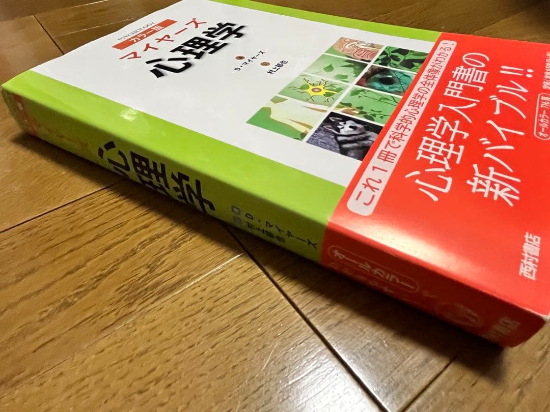 【美品・初版】マイヤーズ心理学:カラー版　デーヴィッド・マイヤーズ　絶版
