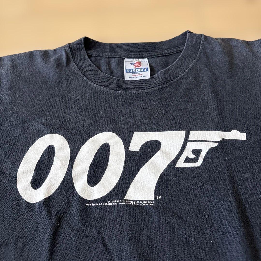 007 Tシャツ　90,s ムービーT 当時物　L 映画T