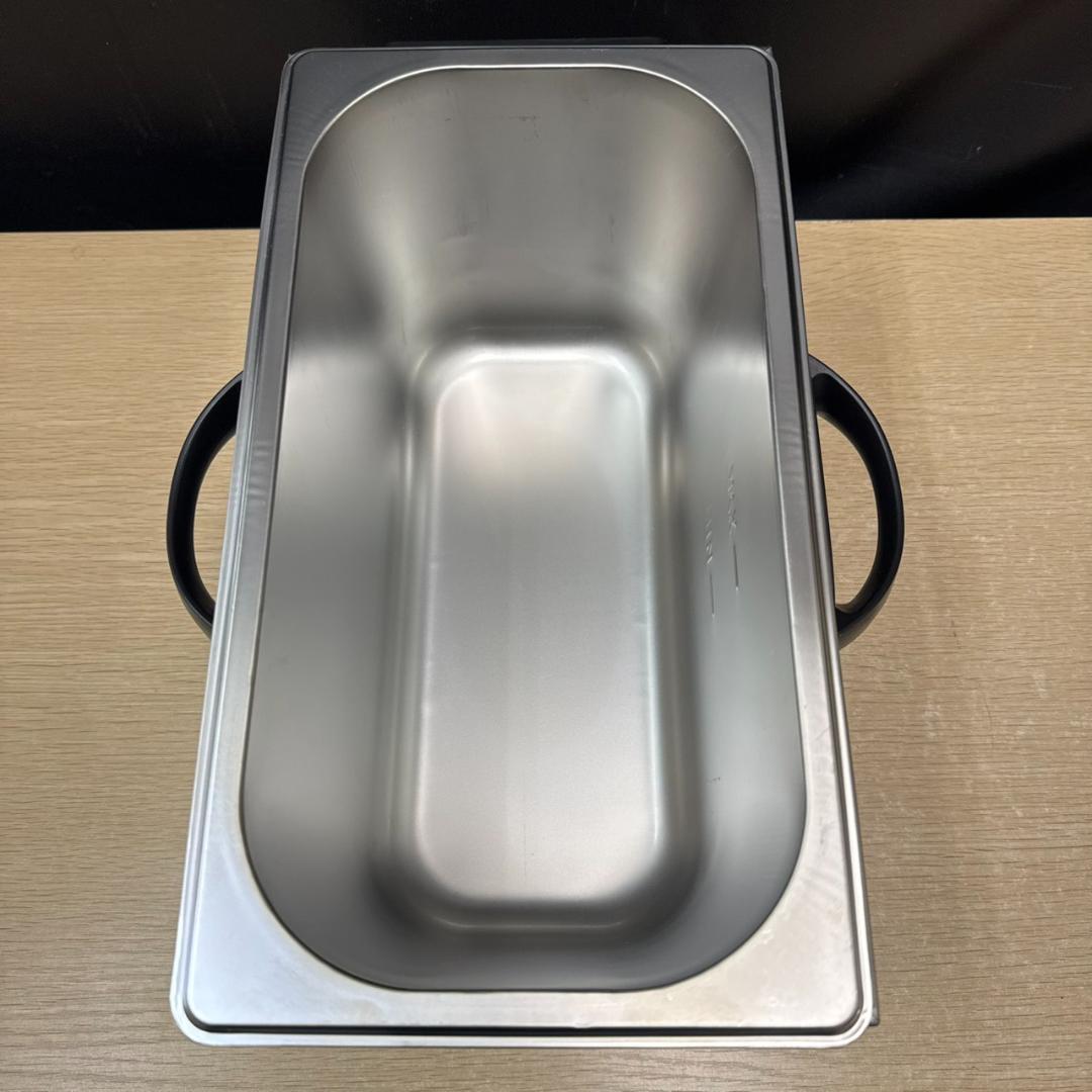 ★ステンレス製電気フライヤー　4L　タイマー付　60-200℃