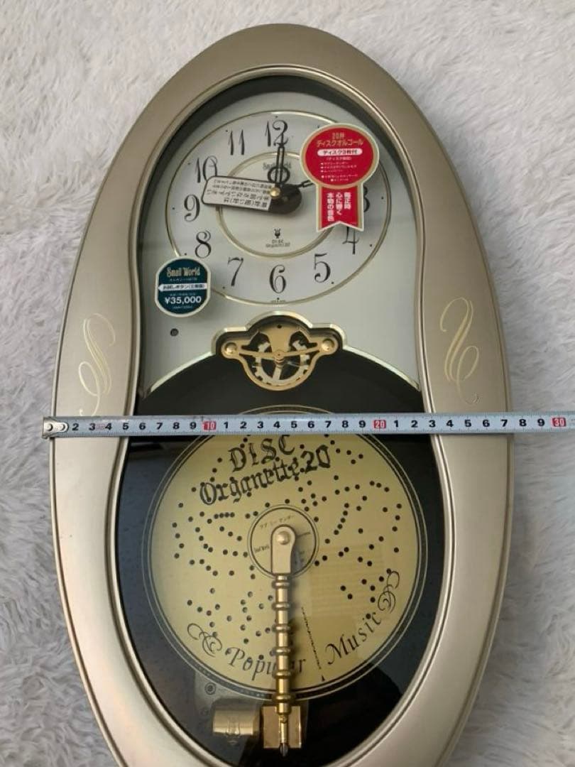 オルガニート　M730 オルゴール　掛け時計