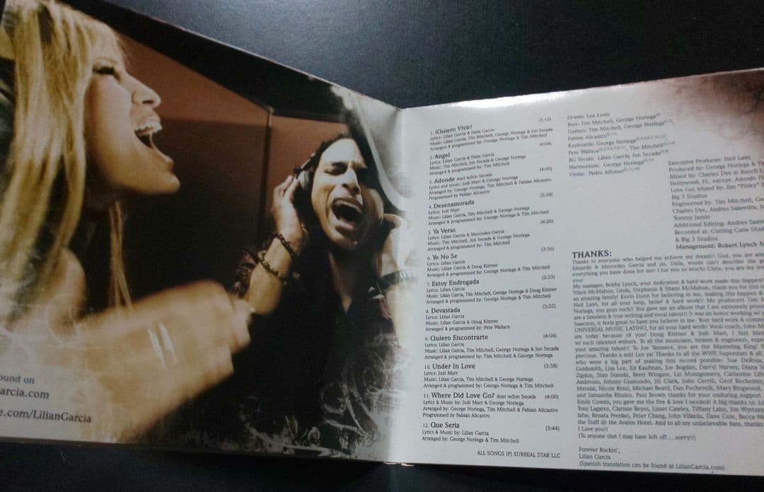 洋楽 WWE/Lilian Garcia/ Quiero Vivir  CD