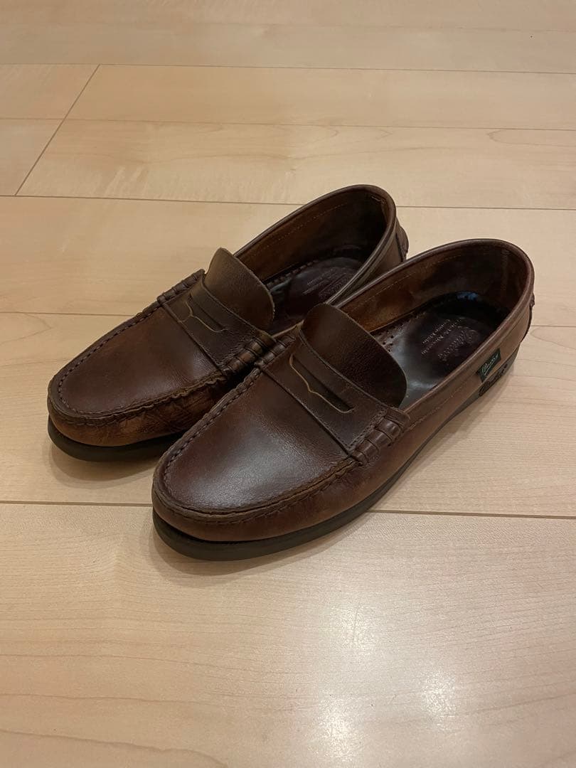 Paraboot パラブーツ コロー モカシン ローファー 5.5 茶色