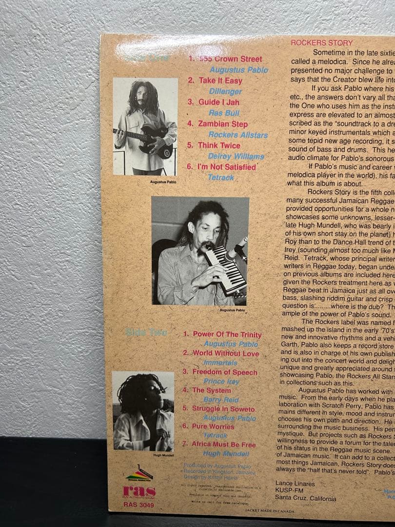 Augustus Pablo Rockers Story レコード