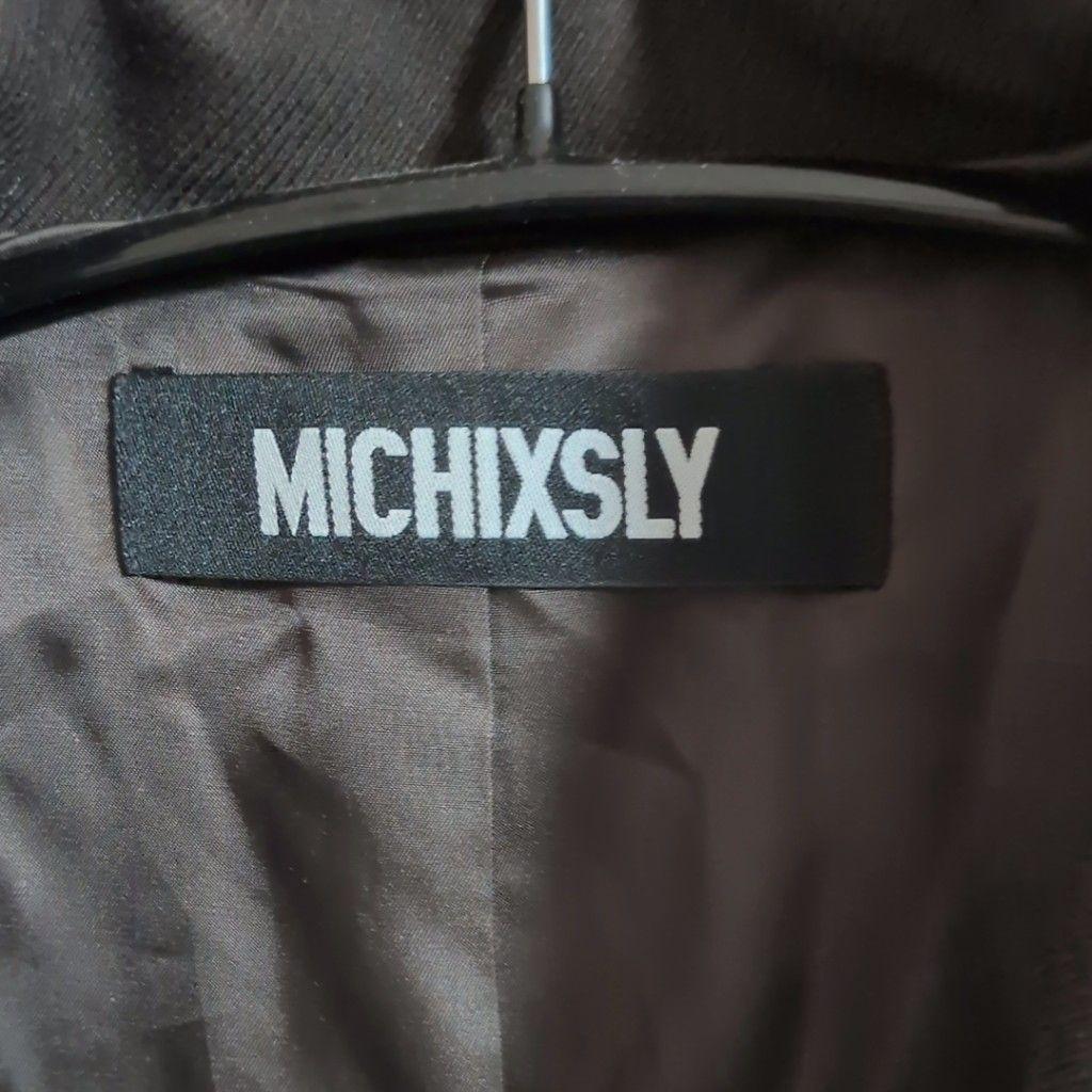 MICHIXSLY ダークブラウン テーラードジャケット　ミチスライ