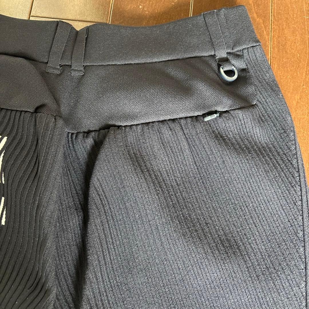 専用です。パーリーゲイツPGGポリエステルヤーンブラックパンツサイズ5