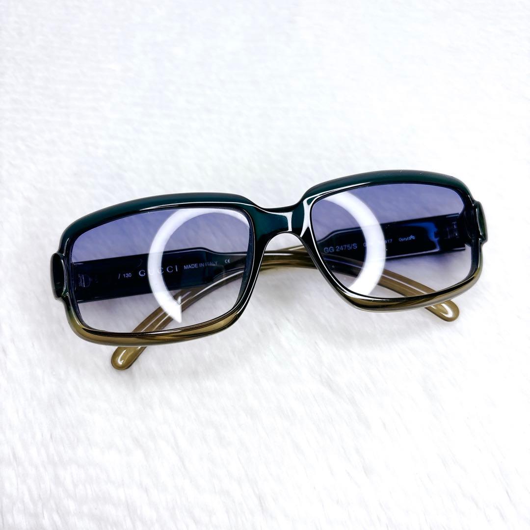 小物 GUCCI Sunglasses l Logo Clear Green