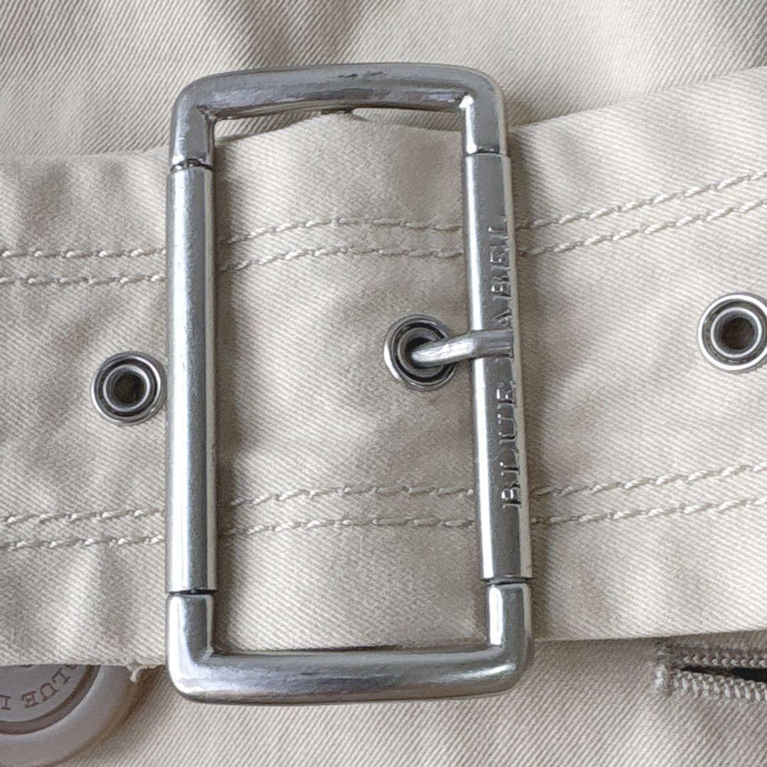 BURBERRY BLUE LABEL トレンチコート ノバチェック ベルト