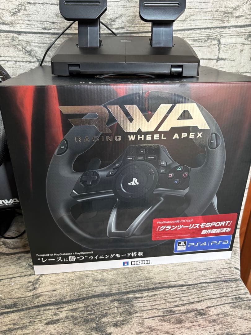 HORI PS4052 レーシングホイールエイペックスRWA PS3•4 PC