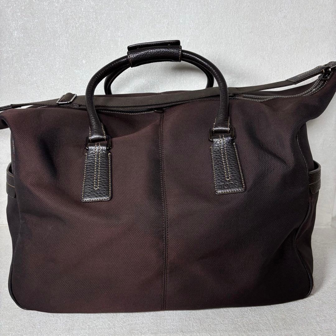 Tod's トッズ ボストンバッグ ショルダー 2way ブラウン レザー