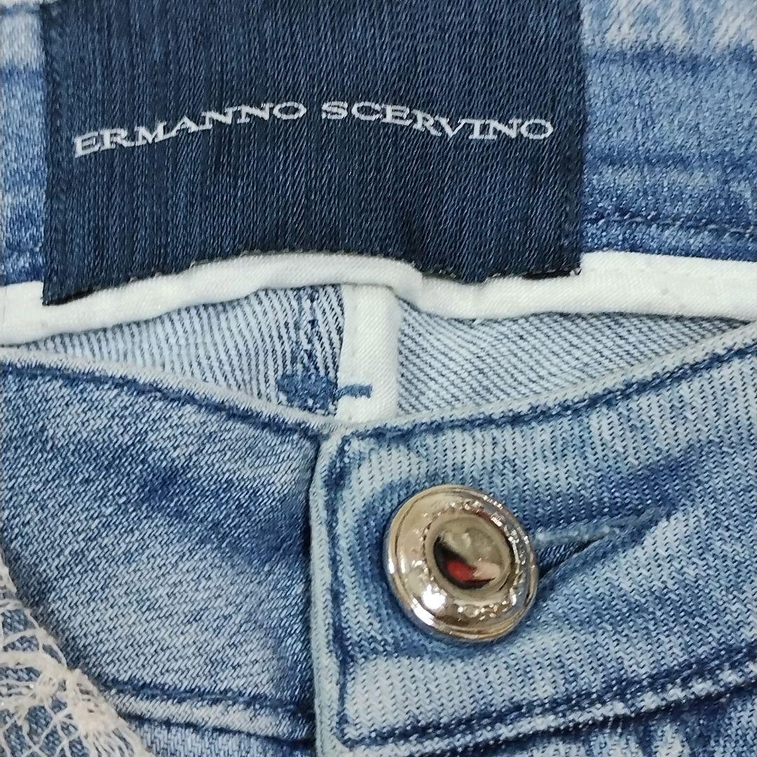 ✨️美品✨️ ERMANNO SCERVINO デニム レース装飾
